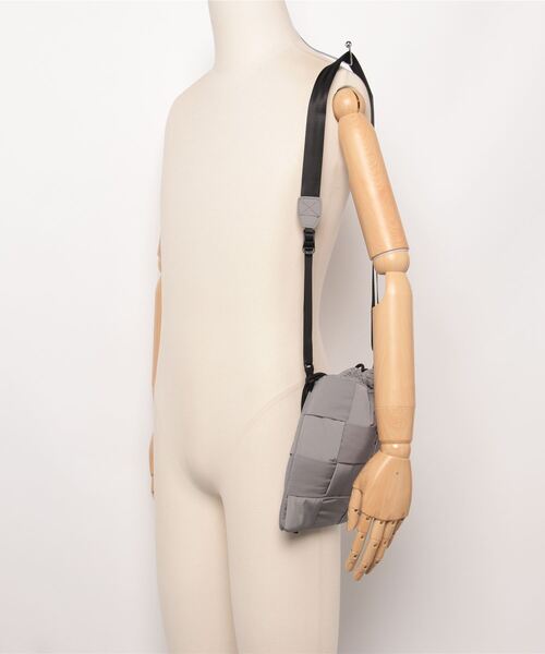 【ADAMPATEK】braided polyester drawstring bag/編み込みナイロン巾着バッグ（ハンドバッグ）｜ADAM PATEK（アダムパテック）