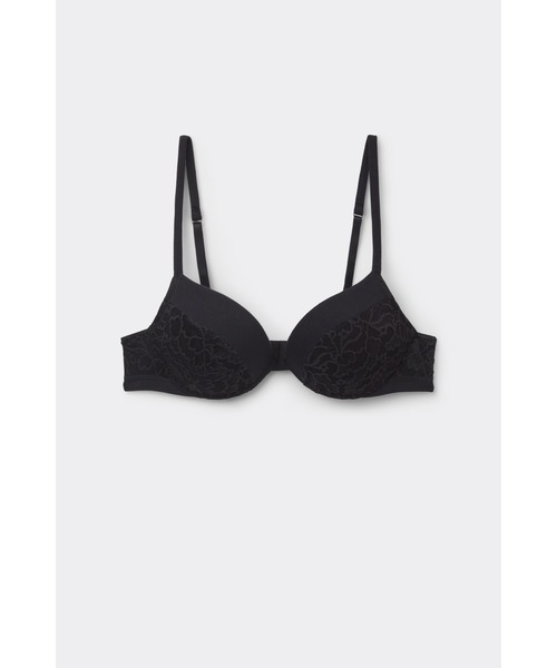 【新品未使用】【限定値引中】Intimissimi シルクサテンブラジャー セール】Delicate Pieces Simona シルク スーバープッシュアップ