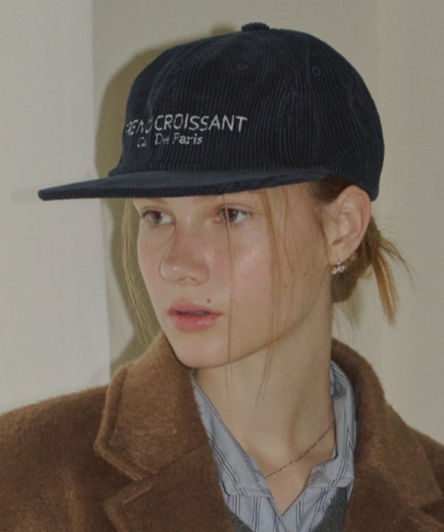 GIUNON（ジウノン）の「embroidery corduroy cap / エンブロイダリーコーデュロイキャップ（キャップ・レディース・ネイビー/レッド/アイボリー・FREE）」の11枚目の写真