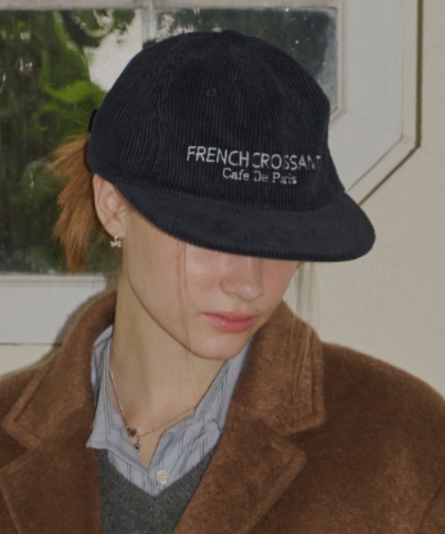 GIUNON（ジウノン）の「embroidery corduroy cap / エンブロイダリーコーデュロイキャップ（キャップ・レディース・ネイビー/レッド/アイボリー・FREE）」の21枚目の写真