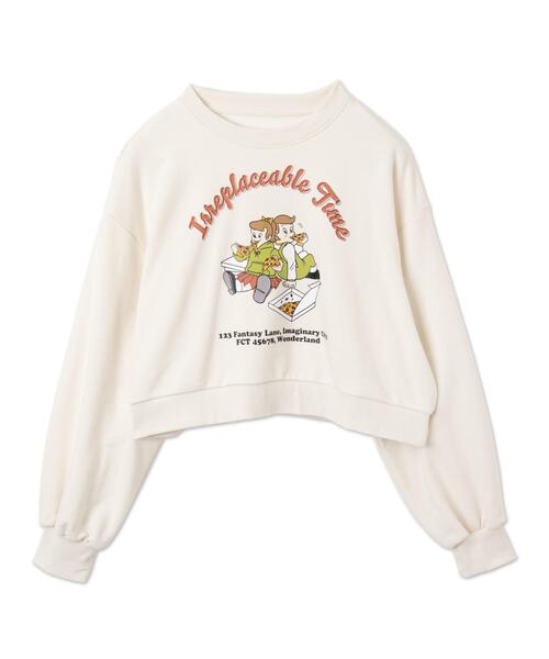 WEGO（ウィゴー）の「WEGO/イラストプルオーバースウェット（スウェット・レディース・アイボリー/ライトグレー・FREE）」の13枚目の写真