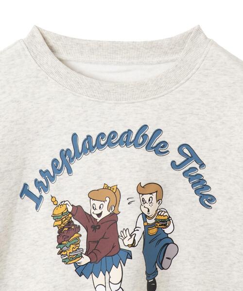 WEGO（ウィゴー）の「WEGO/イラストプルオーバースウェット（スウェット・レディース・アイボリー/ライトグレー・FREE）」の16枚目の写真