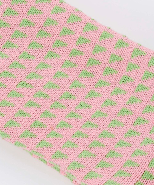 Ocean&Ground（オーシャン&グラウンド）の「ニット裏ボアマルチパターンネックウォーマー(110cm～おとな)（ネックウォーマー/スヌード・キッズ・ブラック/アイボリー/ライトグレー/ピンク/レッド・FREE）」の14枚目の写真