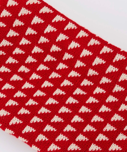 Ocean&Ground（オーシャン&グラウンド）の「ニット裏ボアマルチパターンネックウォーマー(110cm～おとな)（ネックウォーマー/スヌード・キッズ・ブラック/アイボリー/ライトグレー/ピンク/レッド・FREE）」の8枚目の写真