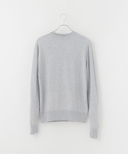 【セール】WOOL BLEND YARN クルーネックニット(ニット/セーター)|B.C STOCK(ベーセーストック)