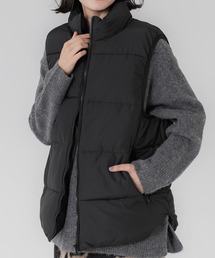 【WEB限定セール】ポリタフタ中綿ベスト