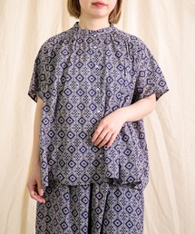 Brocante | [Brocante / ブロカント] インドプリント(パターン) フロンセシャツ(シャツ/ブラウス)