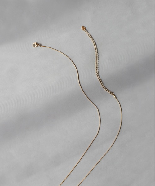 金属アレルギー対応「ieLS」ステンレス サークルトップロングネックレス（ネックレス）｜ieLS（イエルズ）