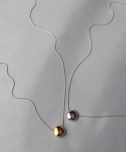 金属アレルギー対応「ieLS」ステンレス サークルトップロングネックレス（ネックレス）｜ieLS（イエルズ）