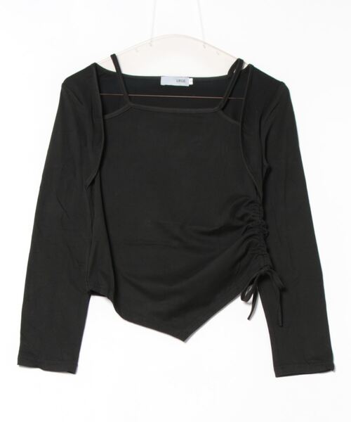 urge:(アージコロン )の「【URGE:】キャミソール付き トップス(Tシャツ/カットソー・レディース・ブラック/ピンク/ホワイト・SMALL/MEDIUM/LARGE/X-LARGE)」の13枚目の写真