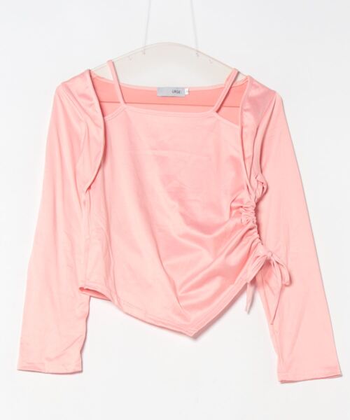 urge:(アージコロン )の「【URGE:】キャミソール付き トップス(Tシャツ/カットソー・レディース・ブラック/ピンク/ホワイト・SMALL/MEDIUM/LARGE/X-LARGE)」の12枚目の写真