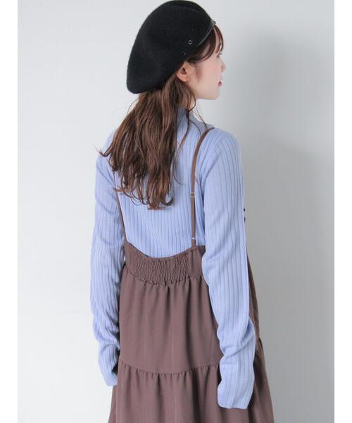 ehka sopo（エヘカソポ）の「フリルティアードキャミワンピース（ワンピース・レディース・グリーン/モカ/ブラック・F）」の13枚目の写真