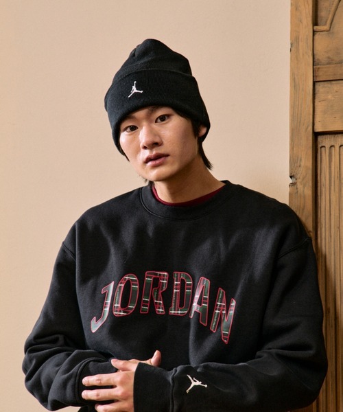 JORDAN BRAND（ジョーダンブランド）の「ジョーダン ピーク エッセンシャル ビーニー / Jordan Peak Essential Beanie FN4672-010 Black（ニットキャップ/ビーニー・メンズ・ブラック・ONE SIZE）」の7枚目の写真