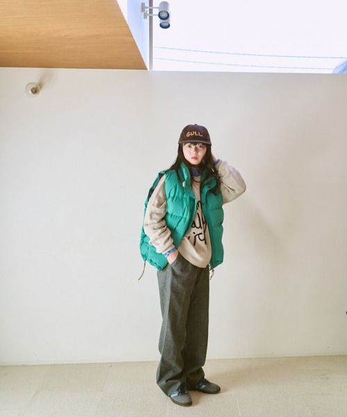 common gull products.（コモンガルプロダクツ）の「ゆきん子バラクラバセットニット（ニット/セーター・レディース・アイボリー/グレー系/レッド系/ブルー系・LARGE/MEDIUM）」の6枚目の写真