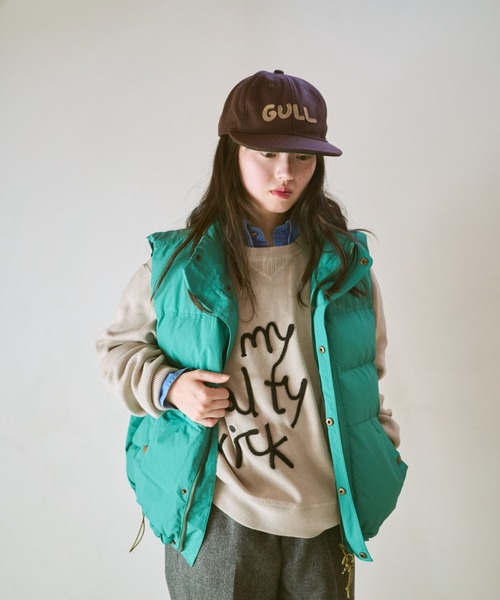 common gull products.（コモンガルプロダクツ）の「ゆきん子バラクラバセットニット（ニット/セーター・レディース・アイボリー/グレー系/レッド系/ブルー系・LARGE/MEDIUM）」の9枚目の写真