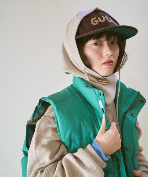 common gull products.（コモンガルプロダクツ）の「ゆきん子バラクラバセットニット（ニット/セーター・レディース・アイボリー/グレー系/レッド系/ブルー系・LARGE/MEDIUM）」の10枚目の写真