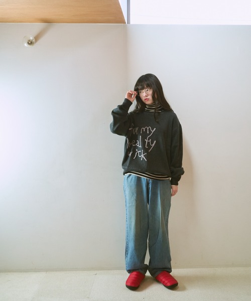 common gull products.（コモンガルプロダクツ）の「ゆきん子バラクラバセットニット（ニット/セーター・レディース・アイボリー/グレー系/レッド系/ブルー系・LARGE/MEDIUM）」の21枚目の写真