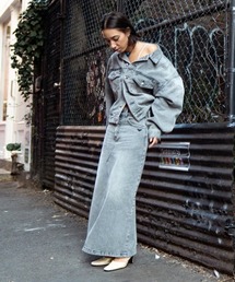 LIVED IN DENIM SKIRT/ロキシーデニムスカート