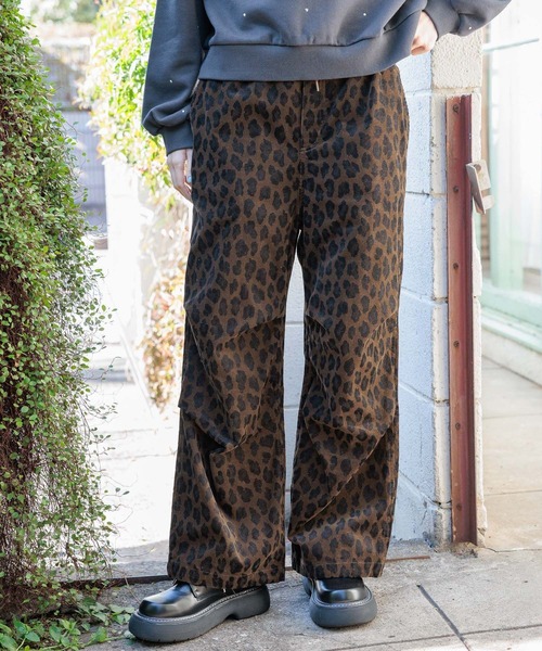 niko and...（ニコアンド）の「プリントコーデュロイスノーパンツ（その他パンツ・レディース・ナチュラル/ホワイト/チャコール/ブラウン・FREE）」の4枚目の写真