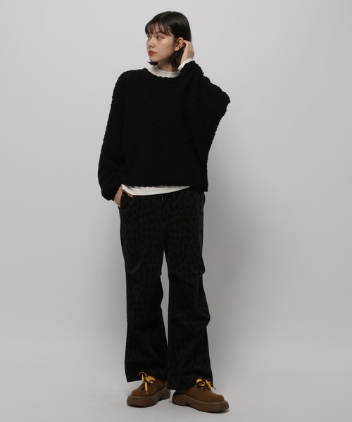 niko and...（ニコアンド）の「プリントコーデュロイスノーパンツ（その他パンツ・レディース・ナチュラル/ホワイト/チャコール/ブラウン・FREE）」の12枚目の写真