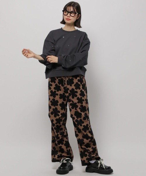 niko and...（ニコアンド）の「プリントコーデュロイスノーパンツ（その他パンツ・レディース・ナチュラル/ホワイト/チャコール/ブラウン・FREE）」の17枚目の写真