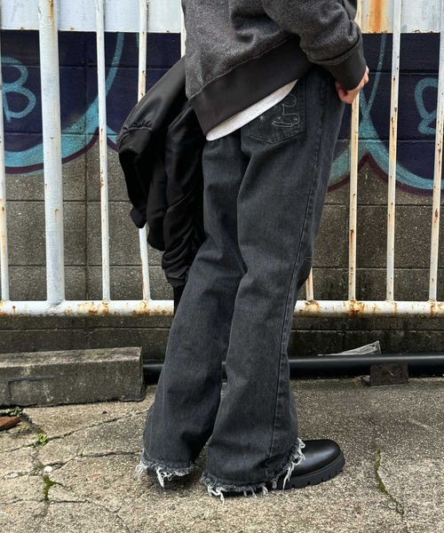 セール】『別注』SHUHEI KOKI×SENSE OF PLACE フレアデニム（デニム