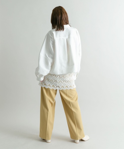 KBF（ケイビーエフ）の「レースレイヤードパンツ（その他パンツ・レディース・ブラウン/ベージュ系その他・ONE）」の16枚目の写真