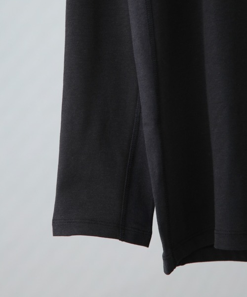 NANO universe（ナノユニバース）の「Anti Soaked(R)Plus インナーTシャツ 長袖（Tシャツ/カットソー・メンズ・ホワイト/ブラック・L/M/S）」の7枚目の写真