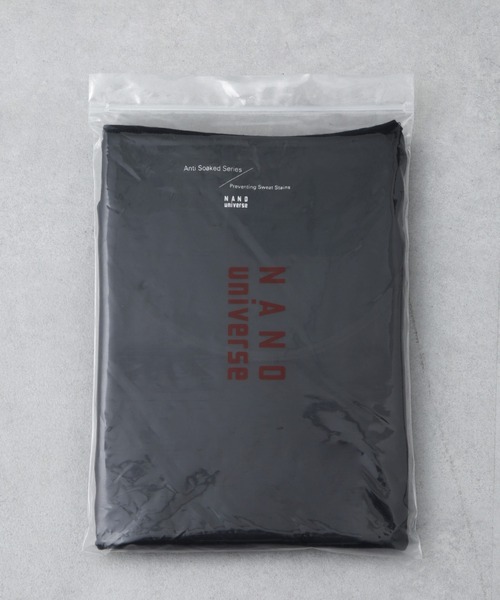 NANO universe（ナノユニバース）の「Anti Soaked(R)Plus インナーTシャツ 長袖（Tシャツ/カットソー・メンズ・ホワイト/ブラック・L/M/S）」の9枚目の写真