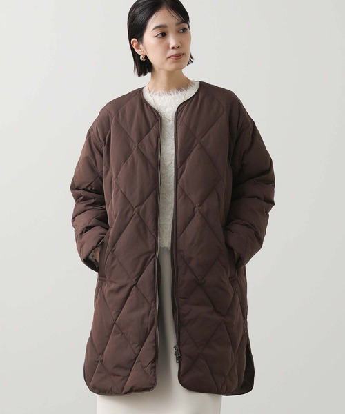 新品　ACUTA グレディブリリアン　ダイヤキルトダウンミディ　ブラウン セール】ダイヤキルトダウンミディ（ダウンジャケット/コート）｜Acuta