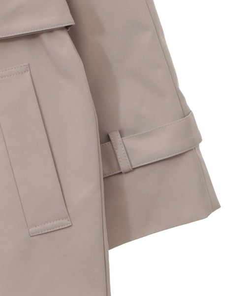 earth music&ecology（アースミュージックアンドエコロジー）の「ベーシックトレンチコート（トレンチコート・レディース・ベージュ/ライトベージュ・S/M）」の21枚目の写真