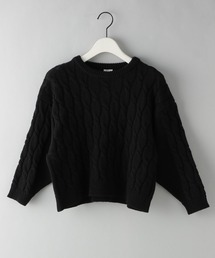 e/rm（イーアールエム）の「【e/rm】リネンコンケーブルプルオーバー（ニット/セーター）」