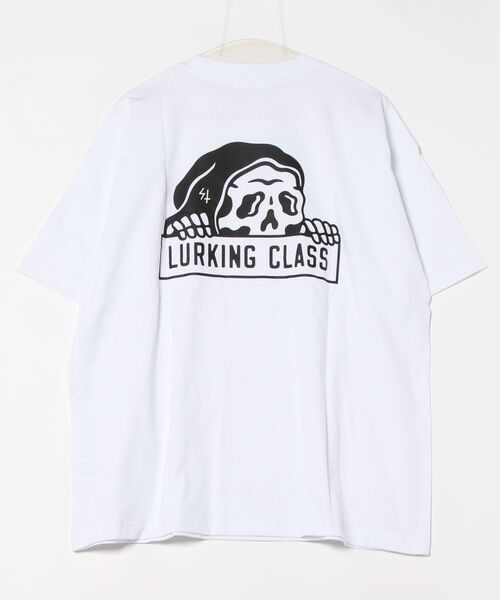 LURKING CLASS（ラーキングクラス）の「【ムラサキスポーツ限定】LURKING CLASS/ラーキングクラス 半袖Tシャツ バックプリント ST25STM01（Tシャツ/カットソー・メンズ・ホワイト/ブラック/グレイッシュベージュ・L/M/XL）」の4枚目の写真
