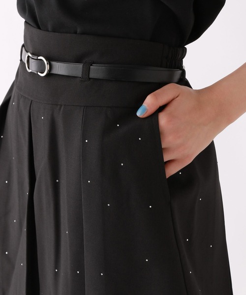 repipi armario（レピピ アルマリオ）の「【ベルト付き】ジュエルプリーツスカート（スカート・キッズ・ブラック/グレー/ベージュ・MEDIUM/SMALL/LARGE）」の10枚目の写真