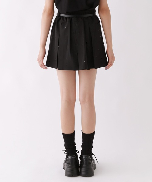 repipi armario（レピピ アルマリオ）の「【ベルト付き】ジュエルプリーツスカート（スカート・キッズ・ブラック/グレー/ベージュ・MEDIUM/SMALL/LARGE）」の8枚目の写真