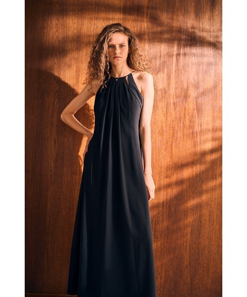 Estella.K（エステラケー）の「Josette Dress フロントカットアウトオープンバックドレス（ワンピース・レディース・セージグリーン/アイボリー/ブラック・FREE）」の8枚目の写真