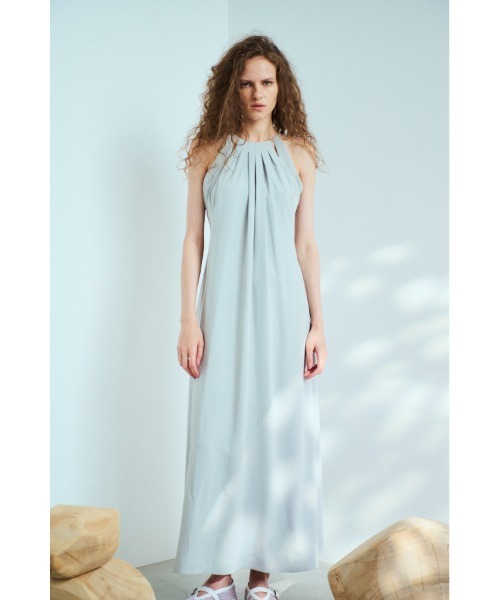 Estella.K（エステラケー）の「Josette Dress フロントカットアウトオープンバックドレス（ワンピース・レディース・セージグリーン/アイボリー/ブラック・FREE）」の15枚目の写真