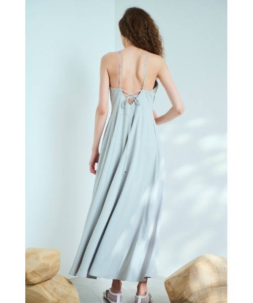 Estella.K（エステラケー）の「Josette Dress フロントカットアウトオープンバックドレス（ワンピース・レディース・セージグリーン/アイボリー/ブラック・FREE）」の17枚目の写真