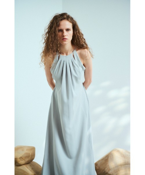 Estella.K（エステラケー）の「Josette Dress フロントカットアウトオープンバックドレス（ワンピース・レディース・セージグリーン/アイボリー/ブラック・FREE）」の20枚目の写真