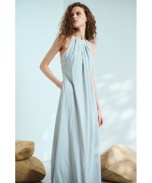 Estella.K（エステラケー）の「Josette Dress フロントカットアウトオープンバックドレス（ワンピース・レディース・セージグリーン/アイボリー/ブラック・FREE）」の21枚目の写真