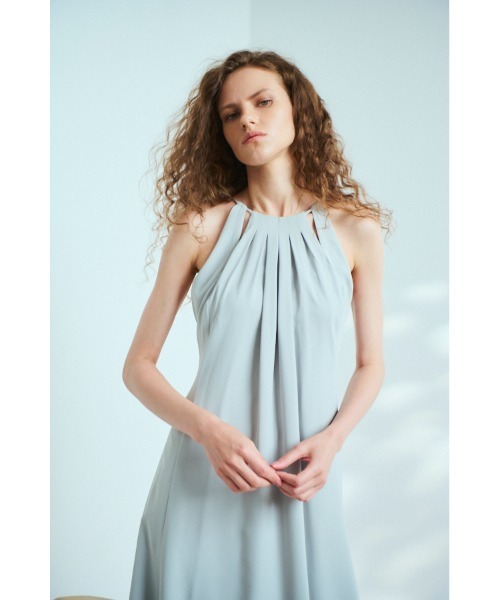 Estella.K（エステラケー）の「Josette Dress フロントカットアウトオープンバックドレス（ワンピース・レディース・セージグリーン/アイボリー/ブラック・FREE）」の22枚目の写真