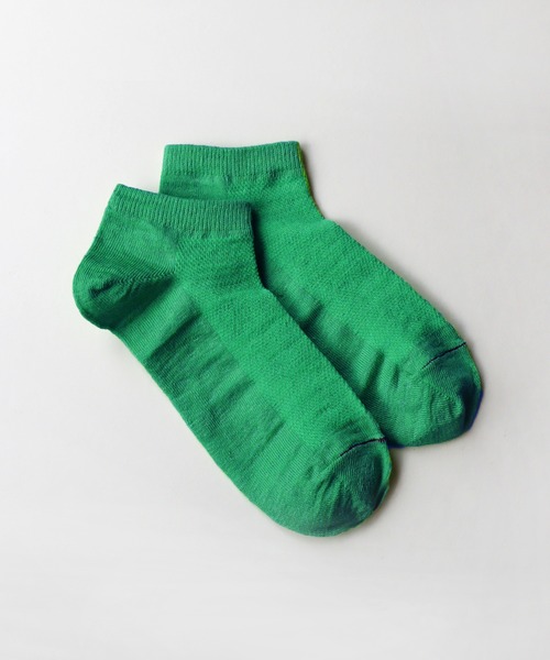TAWARA(タワラ)の「リネン メッシュ アンクルソックス(ソックス/靴下・レディース・レッド/グリーン/ブルー/イエロー/オフホワイト/コーラル・S)」の3枚目の写真