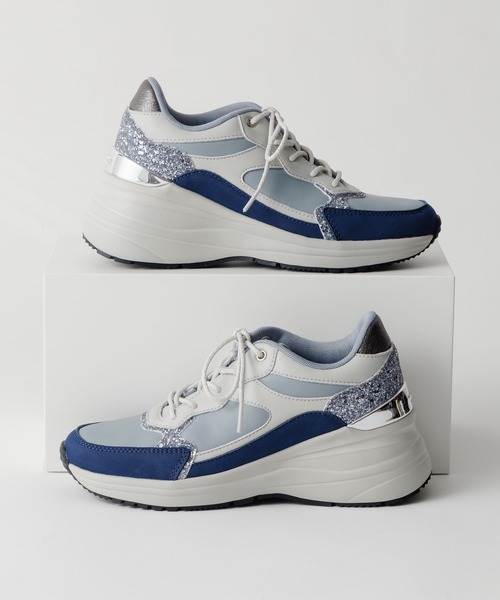 HIMIKO】【撥水】美脚ヒールアップスニーカー/657106（スニーカー