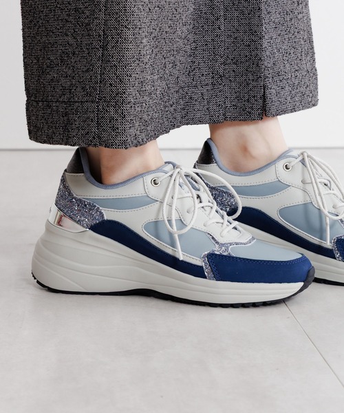 HIMIKO】【撥水】美脚ヒールアップスニーカー/657106（スニーカー