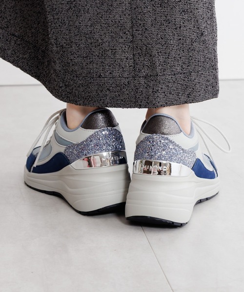 HIMIKO】【撥水】美脚ヒールアップスニーカー/657106（スニーカー