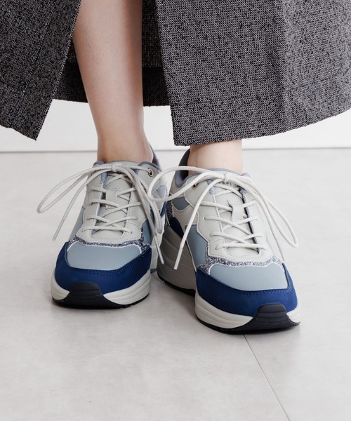 【mimimi】 HIMIKO】【撥水】美脚ヒールアップスニーカー/657106（スニーカー