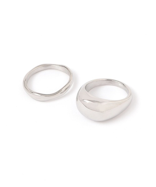 あおいろ セール】ステンレス2SETリング 293157（リング）｜LOWRYS FARM