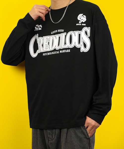 Burner(バーナー)の「【GROOVY STORE】ワイドシルエットロングスリーブTシャツ(Tシャツ/カットソー・メンズ・スミクロ/モカ/インディゴブルー/ダークブルー/ホワイト/ホワイト系その他3/ライトブラック/ピンク系/ブラック/ブラック系その他2/ピーコックグリーン系/ホワイト系その他2・M/L/LL)」の8枚目の写真