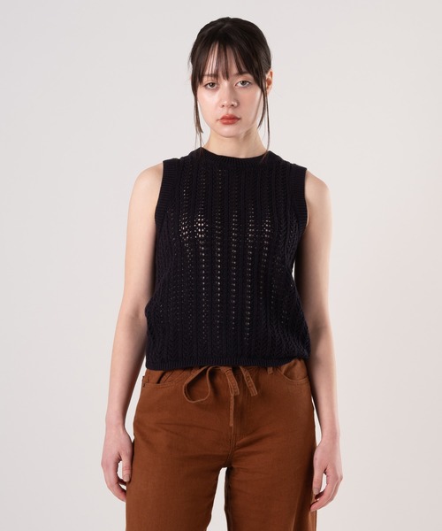 Levi's(リーバイス)の「Levi's/リーバイス サンライズ ニットタンクトップ(ニット/セーター・レディース・ブラック・S/XS/M)」の17枚目の写真