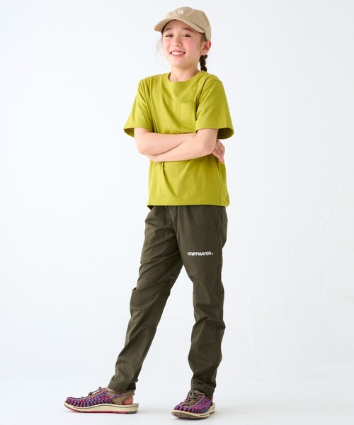 KRIFF MAYER Kid's Collection(クリフメイヤーキッズコレクション)の「涼綿オリエンテーションパンツ(その他パンツ・キッズ・グレイッシュベージュ/ブルー/レンガ/チャコール・120/130/140/150/160/170)」の6枚目の写真